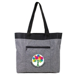 Heather Gray Open Tote