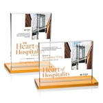 Emperor VividPrint™ Award - Amber (Horiz)