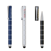 4.5" long aluminum cap-off ballpoint pen with easyflow ink and a... from ASI...