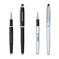 Brass cap-off rollerball pen available in two colors with a stylus... from...