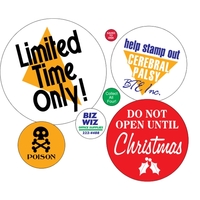 Circle shaped labels on roll.... from ASI 89910 Stouse, LLC