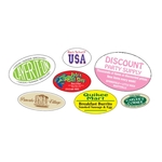 Oval Roll Labels