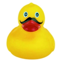 Rubber Moustache Duck