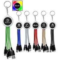LIGHT UP LOGO KEYCHAIN CABLE... from ASI 30208 A P Specialties