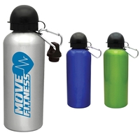 20 oz. aluminum bottle with a pop-top dome lid and mini... from ASI 71920...