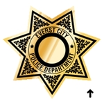 Seven Point Star Recognition Label