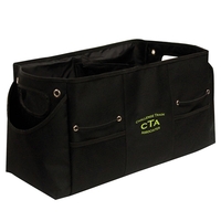 Trunk organizer with divided compartment, two front pockets, and two side......