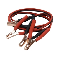 8 Foot, 10 Gauge CCA Booster Cables w/ Instructions