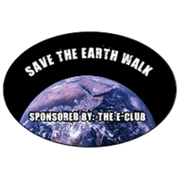 3" x 2" white static stick decal with oval shape; suitable... from ASI 89910...