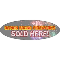 3.75" x 1.25" clear polyester decal with oval shape; suitable for... from ASI...