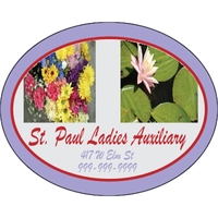 5" x 4" Kwik-Ship Digital Oval Decal