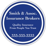 1" Diameter Kwik-Ship Decal