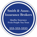 1" Diameter Kwik-Ship Decal