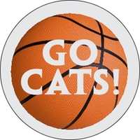 4" circle shaped decal with clear static backing and a four... from ASI 89910...