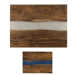 Acacia with Pearl Resin Serving Board 15 3/4" x 11 3/4"