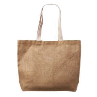 Large size tote bag made of natural jute fiber with 1... from ASI 37218...