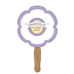 Hand Held Paper Fan - Flower 2