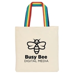 Rainbow Pride Recycled Cotton Tote Bag