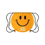 Smiley Face Drawstring Bag
