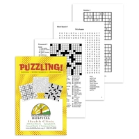 5 1/2" x 8 1/2" 64-page Puzzling! book on 50# offset... from ASI 40480 Koozie...