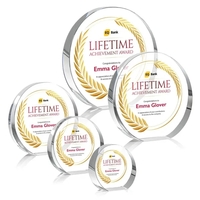 A beautifully rounded optical crystal award. Let your message POP with......