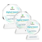 Acadian VividPrint™ Award on Newhaven Base - White