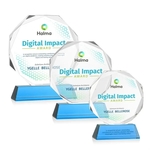 Acadian VividPrint™ Award on Newhaven Base - Sky Blue