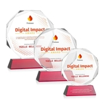 Acadian VividPrint™ Award on Newhaven Base - Red