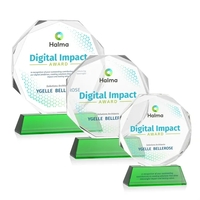 Acadian VividPrint™ Award on Newhaven Base - Green... from ASI 84592 St Regis...