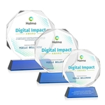 Acadian VividPrint™ Award on Newhaven Base - Blue