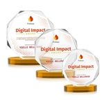 Acadian VividPrint™ Award on Alberton Base - Amber
