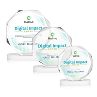 Acadian VividPrint™ Award on Alberton Base - White