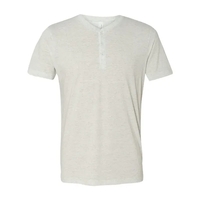 Short sleeve three-button Henley T-shirt with side seams, a retail fit,......