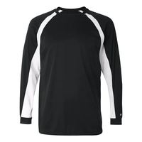 Long sleeve t-shirt equipped with moisture-management and anti-microbial...