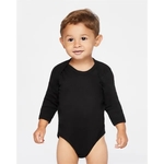 Rabbit Skins Infant Long Sleeve Baby Rib Bodysuit