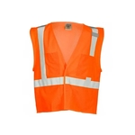 Kishigo Unisex 4 Pocket Hook-and-Loop Mesh Vest