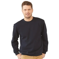 Crewneck sweatshirt. 9.5 oz. preshrunk 80% cotton/20% polyester. Blank...