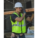 Kishigo Unisex Zippered Mesh Economy Class 2 Vest