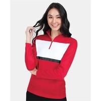 Holloway Women's Prism Bold Quarter-Zip Pullover... from ASI 84358 S&S...