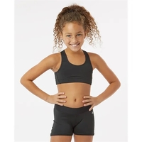 Girls' shorts with moisture management fabric, stretch body and a black......