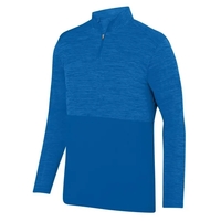 Shadow Tonal Heather Quarter-Zip... from ASI 84358 S&S Activewear