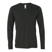 Lightweight and artful long sleeve V-neck T-shirt. Blank product.... from ASI...