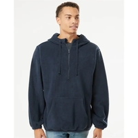 Burnside Polar Fleece Quarter-Zip Scuba Hooded Pullover... from ASI 84358 S&S...