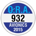 2.5" Diameter Circle Reflective Bumper Parking Permits