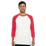 Next Level Unisex CVC Three-Quarter Sleeve Raglan T-Shirt