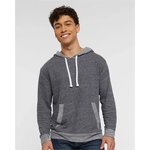 LAT Unisex Harborside Melange French Terry Hoodie Sweatshirt