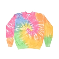 Colortone Tie-Dyed Fleece Crewneck Sweatshirt... from ASI 84358 S&S Activewear