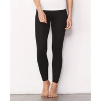 Women's legging with tunneled elastic waistband and no side seam. Blank......