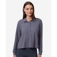 Adidas Women's Beyond Long Sleeve Loose Polo... from ASI 84358 S&S Activewear