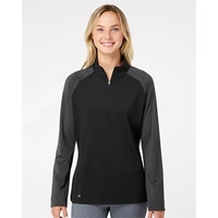 Adidas Women's Stripe Block Quarter-Zip Pullover... from ASI 84358 S&S...